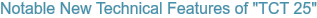 Notable New Technical Features of Notable New Technical Features of